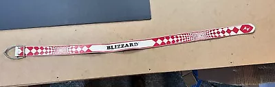 Vintage Blizzard Leather Belt 40” Stamped “Strawberry” • $16