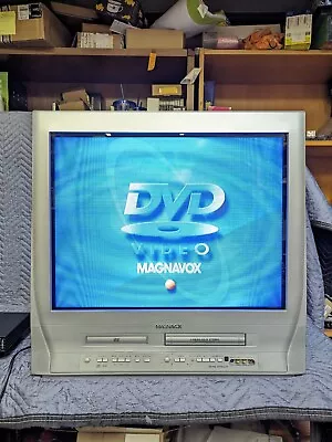 Magnavox 27MC4304/17 27  CRT TV DVD/VCR Combo Flat CRT Retro Gaming Television  • $399.99