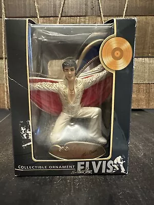 Elvis Collectible 4” Ornament Trevco Live In Las Vegas 2004 NIB • $11