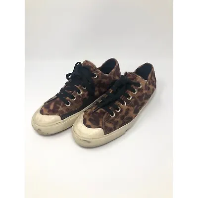 ZARA Faux Cheetah Print Low Top Shoes EU Size 39 / US  Women's 7 • $9.99