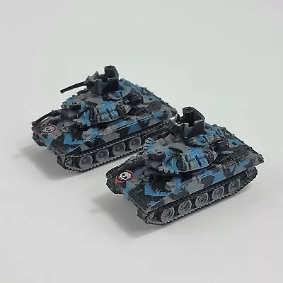 Micro Machines Terror Troops Military M551 Sheridan Tank Blue Gray Lot Of 2 • $19.99