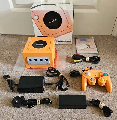 GameCube Spice Orange Console Boxed - Japanese Import NTSC-J • £150