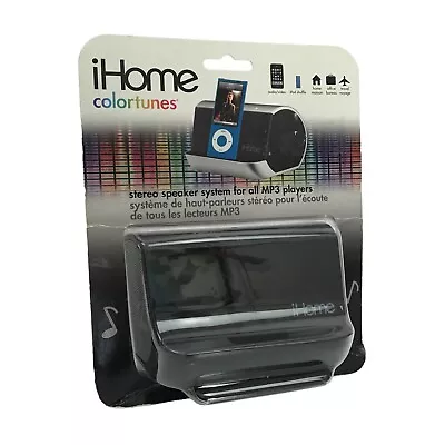 IPHONE Colortunes IHM9 Stereo Speaker IPod IPhone MP3 Players BLACK NEW SEALED • $22.97