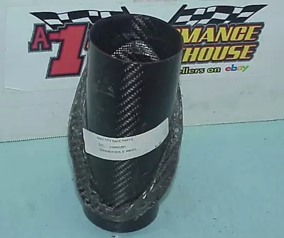 Rapid City Carbon Fiber 3  Duct 7-1/2  NASCAR  Joe Gibbs Racing JGR60DBH HT52 • $10