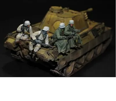 1/35 Resin German Panther Tank Riders (4 Figures) • £16.50