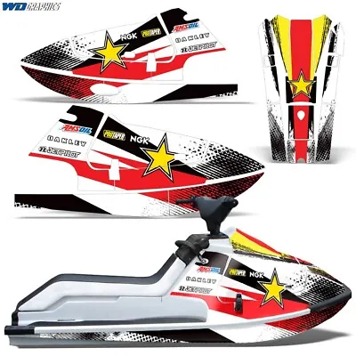 Decal Graphic Kit Fits Kawasaki Jet Ski Wrap Jetski X2 JF650 Parts JF 650 86-95 • $440.36