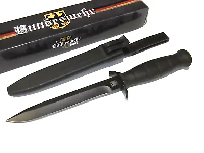 Bundeswehr MI220 Military Combat Fixed Blade Field Knife 11 3/8  Overall NEW! • $19.99