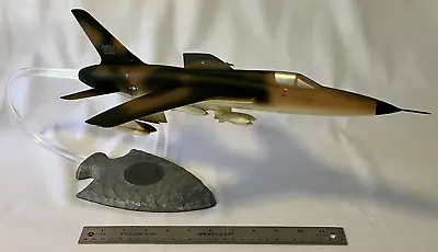 Vintage REPUBLIC F-105 THUNDERCHIEF Aircraft Desktop Scale Model TOPPING PRECISE • $49