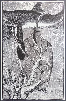 Max Ernst 1960   The Unhappiness   Zinc Etching/Collage • $41.08