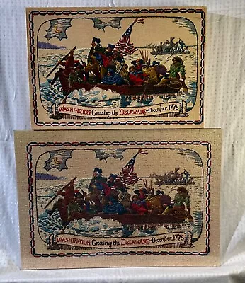 1967 EARLY AMERICAN WASHINGTON CROSSING DELAWARE 500 Pc PUZZLE COMPLETE #4776-7 • $18