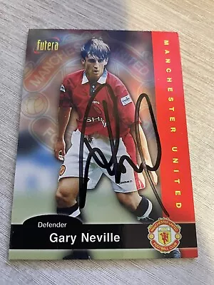 Match Attax Gary Neville Manchester United Signed • £3.99