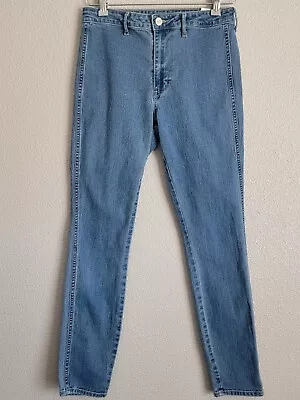 &Denim HM Jeans Womens Size 24 Skinny High Waist Ankle Denim Blue • $12.99