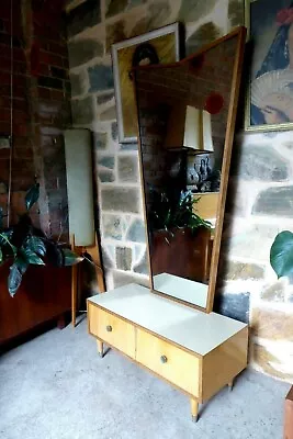 $299 • Buy VINTAGE MID CENTURY ROSANDO VENEER 1950s 60s DRESSING TABLE 