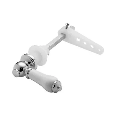 3/8  Small Bore Traditional Victorian Ceramic Toilet Cistern Lever Flush Handle • £14.95