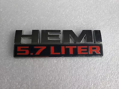 2013-2018 RAM HEMI 5.7 LITER Chrome BADGE EMBLEM LOGO 68149700AA OEM MOPAR 1L6 • $14.99