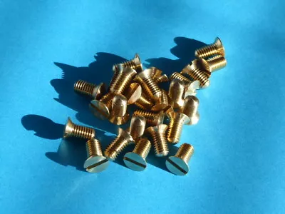 M5 X 10MM Brass Countersunk Slotted  ( Quantity 10 ) • £5.50