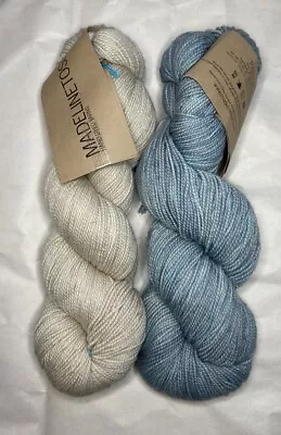 Madelinetosh Yarn Tosh Sock 2-skein Bundle / Pennae Shawl Knit Kit / 100% Wool • $52