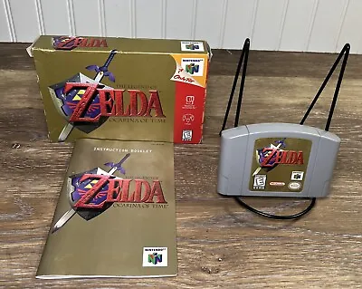 Legend Of Zelda Ocarina Of Time Nintendo 64 N64 CIB Complete Authentic • $149.99