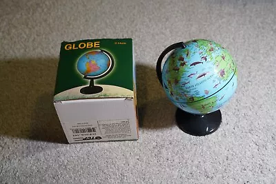 TCP Global 6  Blue Ocean World Globe Political Geography Rotates Educational • $14