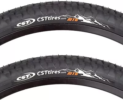 Sunlite MTB MegaByte Alphabite Tread Mountain Bike Black Clincher Tire Pair... • $39