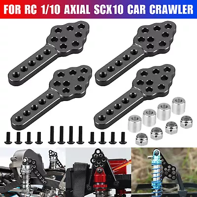 Shock Adjust Plate Mount Lift Kit Droop For RC Crawler 1/10 Axial SCX10 D90 Part • $10.98