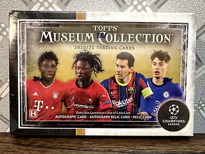 2020-21 Topps UEFA Champions League Museum Collection Soccer Hobby Box • $445