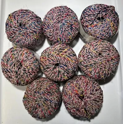 LOT Of 8 MUENCH DYNASTY YARNS Multicolored #16 15 13 & 12. 50grams 55yds • $50