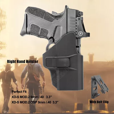 XDS Mod 2 Holster For Springfield XD-S 9mm Mod 2 3.3 Holster XD-S Mod 2 OSP • $21.90