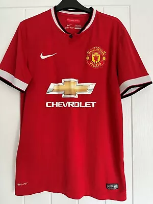 Manchester United Football Top Home Kit 2014 Football Top Man Utd Red Medium Men • £17