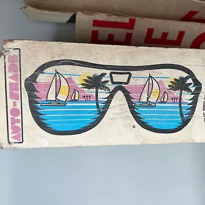 Auto Shade Vintage 1986 Windshield Sunshade Cardboard Sunglasses Boats 80s 1980s • $14.95