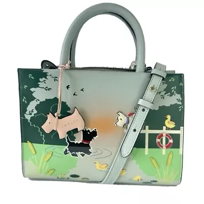 Radley Wild Swimming Small Leather Story Picture Bag RRP £239 • £159