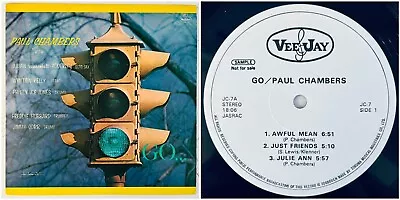 Paul Chambers - Go JAPAN PROMO LP RARE JAZZ VEE-JAY JC-7 AUDIOPHILE BLUE NOTE • $68