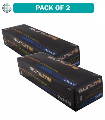 Pack Of 2 Sunlite Thorn Resistant Presta Valve 700x35-40 (27x1-3/8) PV 32mm 0d • $26.77