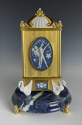 Igor Carl Faberge Swan Lake Clock 1984 New In Box Rare!! • $2500