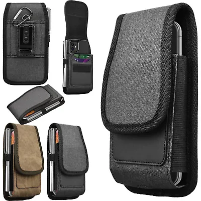 Cell Phone Holster Pouch Nylon Wallet Case With Belt Loop For Iphone Samsung LG • $9.89