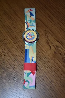 # 14 Pop Swatch Watch THE WOODLEAKER PWV102  - Needs Battery - ANIMALS • $50