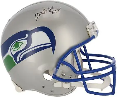 Steve Largent Seattle Seahawks Signed Throwback Authentic Helmet &  HOF 95  Insc • $449.99