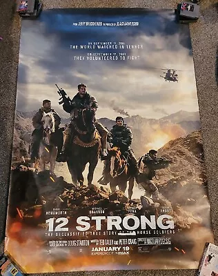 12 Strong Vinyl Movie Poster 70  X 48   • $99.99