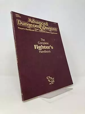 Complete Fighter's Handbook Advanced Dungeons & Dragons By Aaron Allston VG PB • $25