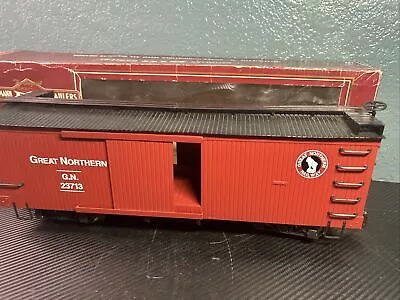 Bachmann Big Haulers G Scale Box Car - Great Northern 23713 W/Box • $68.99