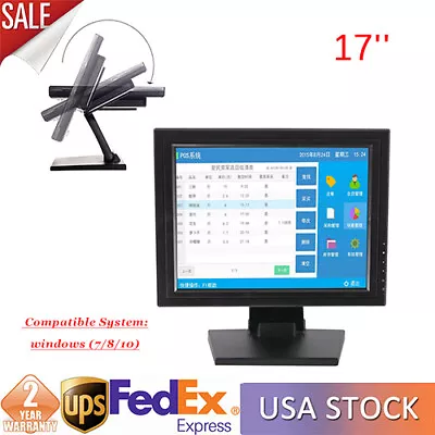 17  Touch Screen LCD Display Monitor LED USB VGA POS Windows7/8/10 Portable • $127.30