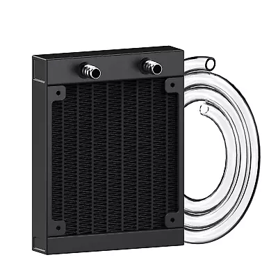 Clyxgs Water Cooling Radiator 8 Pipe Aluminum Heat Exchanger Radiator With Tub • $26.09
