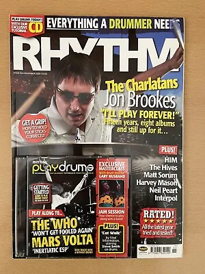 £7.95 • Buy RHYTHM MAGAZINE November 2004 + CD 13, Jon Brookes The Charlatans, Drums