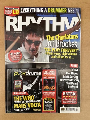 £7.95 • Buy RHYTHM MAGAZINE November 2004 + CD 13, Jon Brookes The Charlatans, Drums
