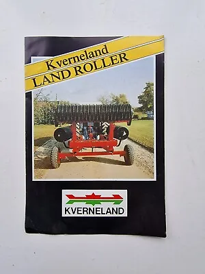Kverneland Land Roller Sales Brochure • £2.99