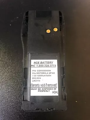 Battery For MOTOROLA GP300 7.5V 1800 MaH NiMH COM9360NIMH • $29