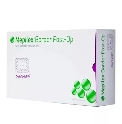 ✅ Mepilex Border Post-Op Dressing (4 X10 ) - 5 Pack Absorbent Wound Care • $58.88