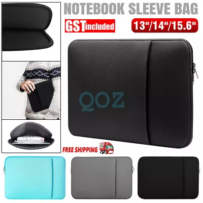 Shockproof Laptop Sleeve Carry Case Cover Bag For HP Dell MacBook 13  14  15.6 • $16.43