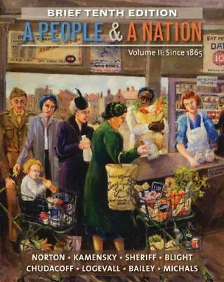 A People And A Nation Volume II: Since 1865 Brief Edition By Norton Mary Bet • $33.81