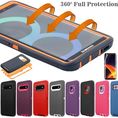 For Samsung Galaxy S23 S21 S22 Note20 Ultra FE Case Shockproof Heavy Duty Cover • $11.99